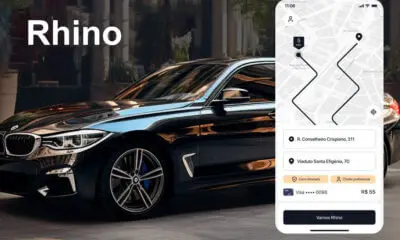 Rhino App Novo servico de carros em bairros de luxo
